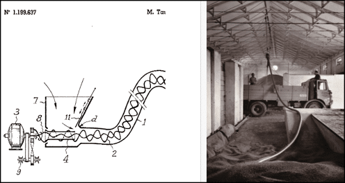 65. Jahrestag des Patents für den flexiblen mechanischen Förderer