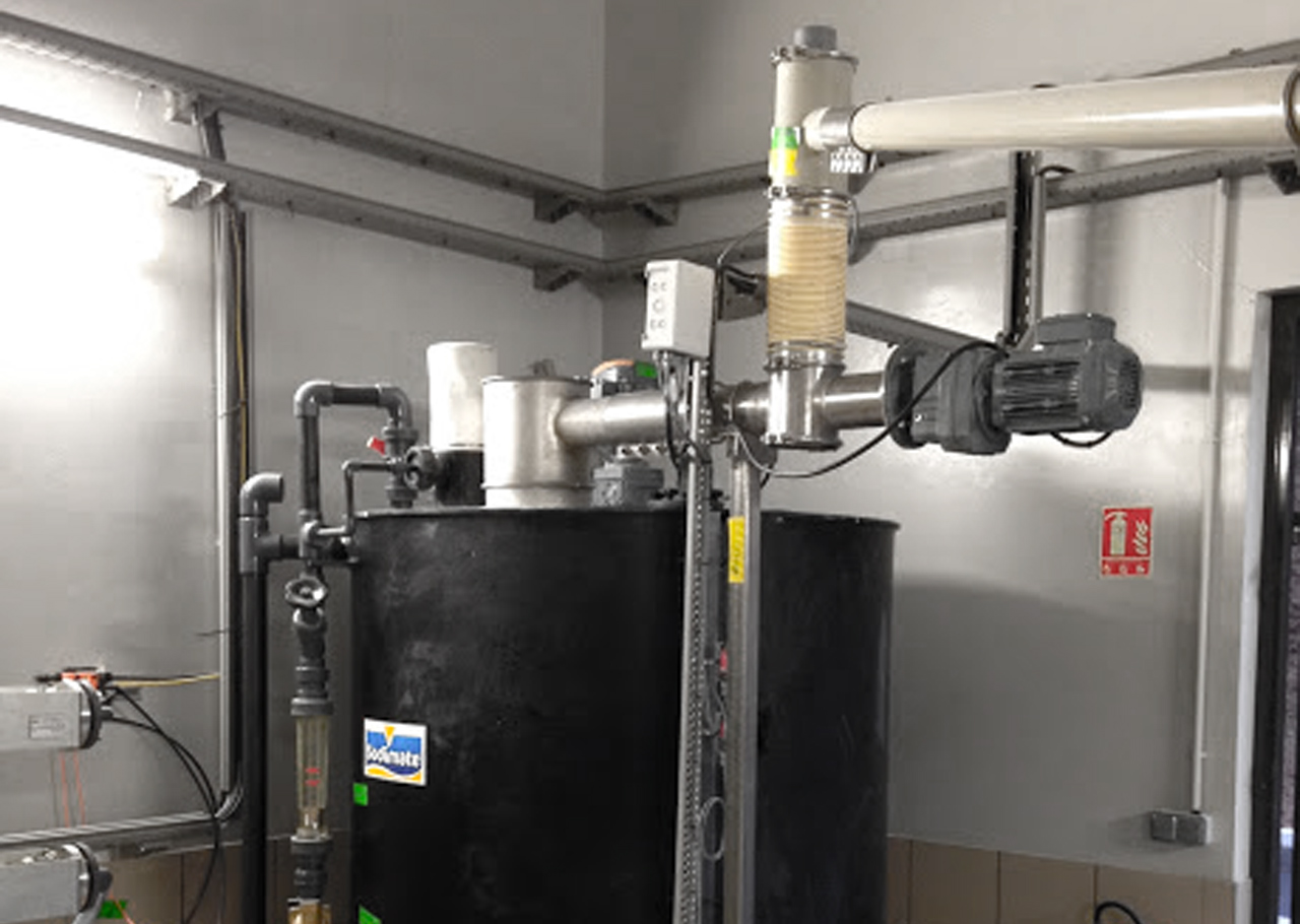 Sodimate Kalkmilch-Systeme werden für die kommunale und industrielle Abwasserreinigung genutzt, um z.B. den pH-Wert einzustellen. Weitere Anwendung sind unter anderem die Rauchgasreinigung Kalkmilchaufbereitung