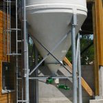 Mechanisches Silo Austrags- und Dosiergerät DDS 400 mit geneigter Dosierschnecke für Kalkhydrat